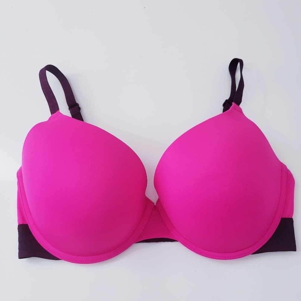 PINK Victoria's Secret Wear Everywhere Pushup Hot Pink Bra